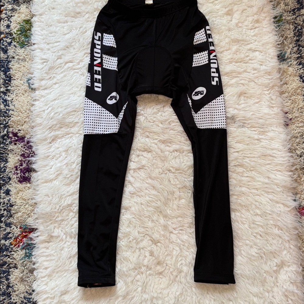 Sponeed Men’s Padded Cycling Tights Pants, Size M - Picture 3 of 16